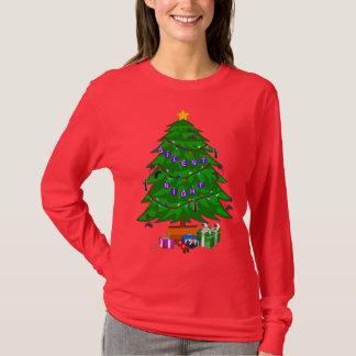 T-shirt Chemise Arbre de Noël
