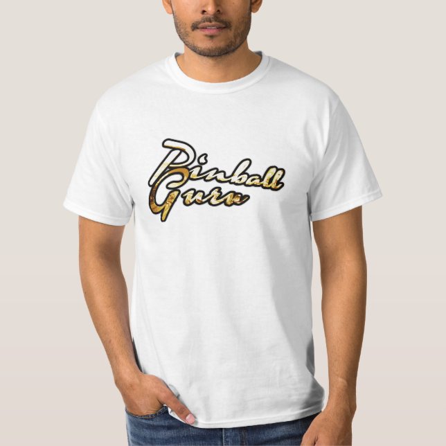 T-shirt Chemise-arcade jeu-Guru du flipper t (Devant)