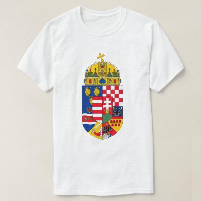 T-shirt Chemise Armoiries De Hongrie (Design devant)