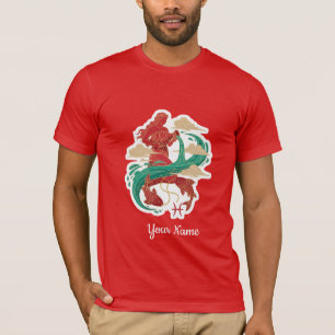T-shirt Chemise artistique symbole du zodiaque Verseau - P