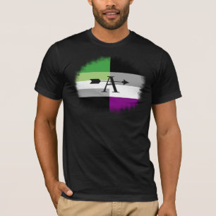 T-shirt Chemise asexuelle d'as d'Aromantic Aro