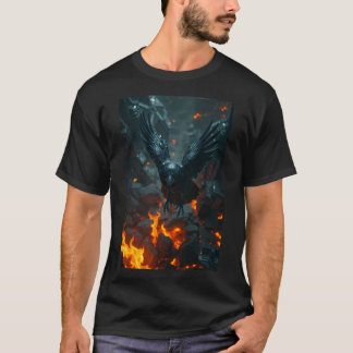 T-shirt Chemise Ash et Ember – Corbeau de la Renaissance |