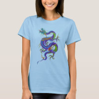 chemise asiatique de tatouage de dragon