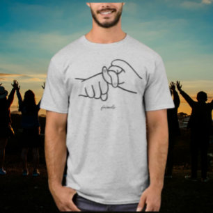 T-shirt Chemise ASL Friends – Langue des Signes avec Cœur