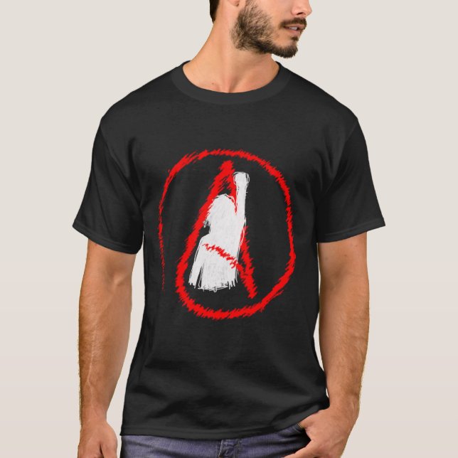 T-shirt Chemise athée militante (Devant)