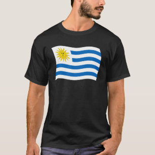 T-shirt Chemise au drapeau de l'Uruguay