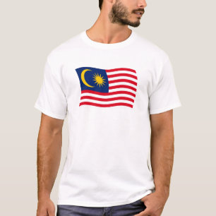 T-shirt Chemise au drapeau de Malaisie