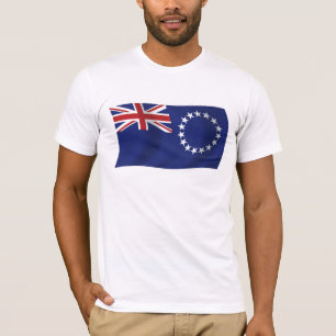T-shirt Chemise au drapeau des îles Cook