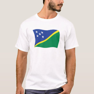 T-shirt Chemise au drapeau des Îles Salomon