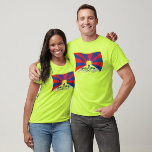 T-shirt Chemise au drapeau tibétain