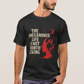 T-shirt Chemise avec citation de philosophie sur la vie no