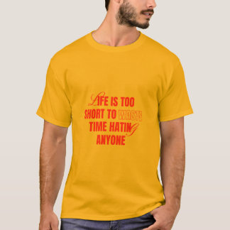 T-shirt Chemise avec citation sur la positivité d'esprit