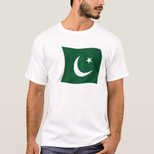 T-shirt Chemise avec drapeau du Pakistan