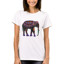 Chemise avec l'éléphant noir