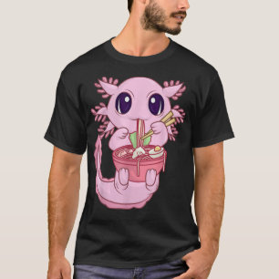 T-shirt Chemise Axolotl Pour Femmes Filles, Anime Kawaii R