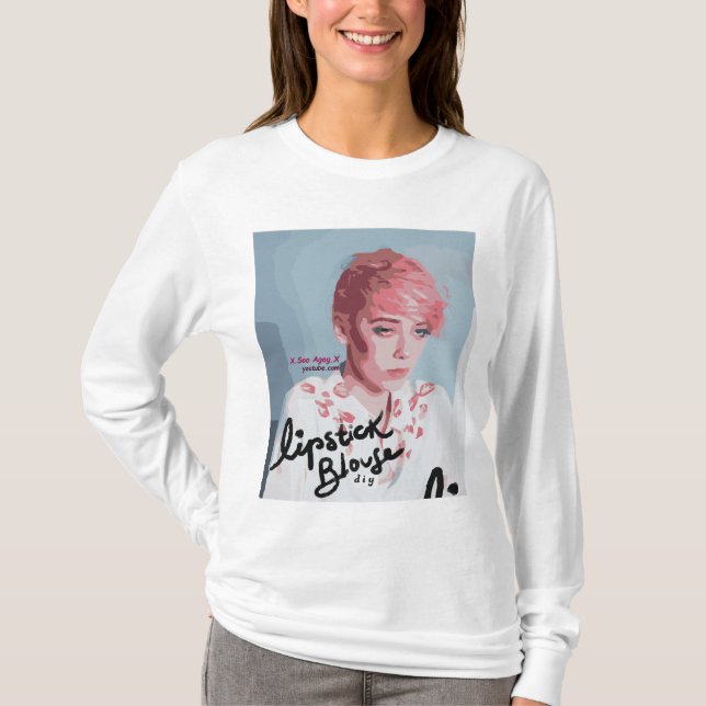 T-shirt chemise baiser maison margiela  (Devant)
