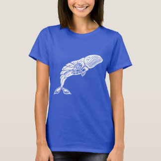 T-shirt Chemise baleine bleue 