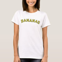 Chemise Banane, Chemise de Baseball, Baseball Drôl
