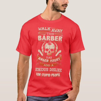 T-shirt Chemise barbier en colère
