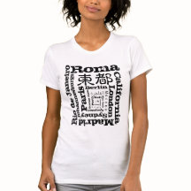 Chemise basique - Around the World