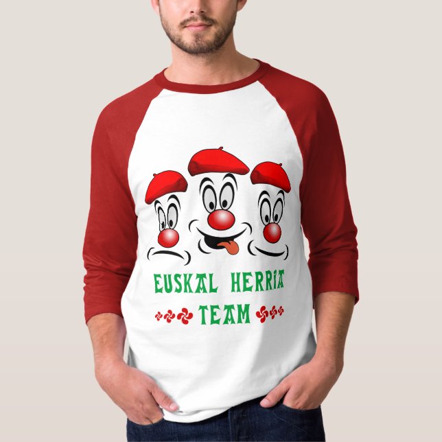 T-shirt Chemise Basque d'équipe (Devant)