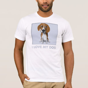 T-shirt Chemise BEA1 d'amour de beagle