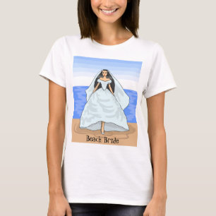 T-shirt Chemise Beach Bride