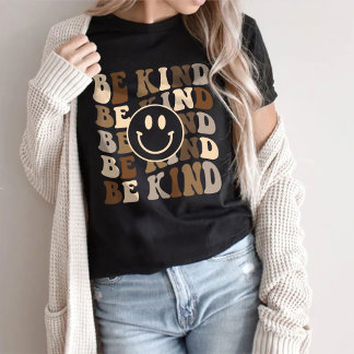 T-shirt Chemise BeKind, Chemise Souriante, Chemise Positiv