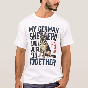 T-shirt Chemise Berger Allemand Amoureux de Chien Drôle Gr