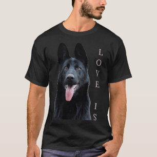 T-shirt Chemise Berger Allemand Noir Chepard Chien Chepard