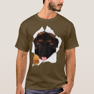 T-shirt Chemise bergère allemande berger allemand en moi