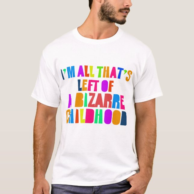 T-shirt chemise bizarre (Devant)