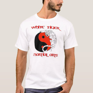 T-SHIRT CHEMISE BLANCHE D'ARTS MARTIAUX DE TIGRE