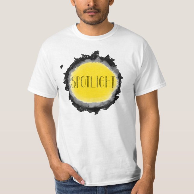 T-shirt Chemise blanche de logo (Devant)
