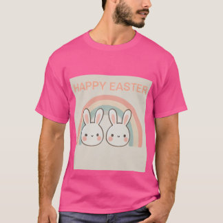 T-shirt chemise blanche de pâques