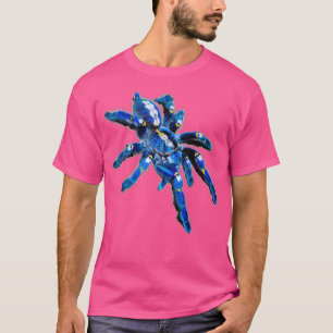 T-shirt Chemise bleu Tarantula Spider Poecilotheria