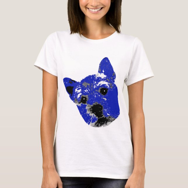 T-shirt Chemise bleue Maddy T (Devant)