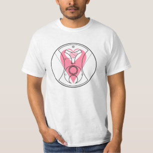 T-shirt Chemise : Bonjour, bonbon ! avec des coeurs à
