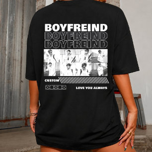 T-shirt Chemise Bootleg personnalisée - Style Boyfreind 90