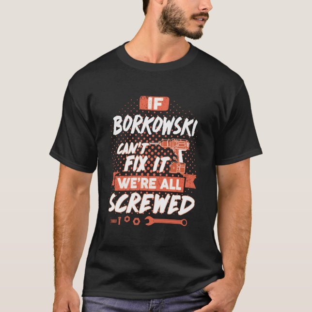 T-shirt Chemise BORKOWSKI, Chemise cadeau BORKOWSKI (Devant)