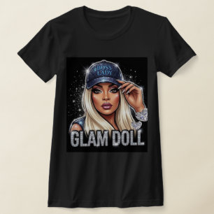 T-shirt Chemise Boss Lady Glam Doll Diamonds