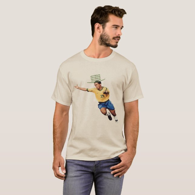 T-shirt Chemise Brésil Ronaldinho Gaucho Gol de Chapeau (Devant entier)