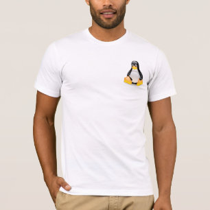 T-shirt Chemise brillante de pingouin de Tux Linux