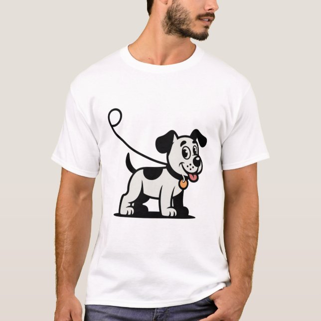 T-shirt Chemise Buddy - Fun Décontracté Amoureux des chien (Devant)