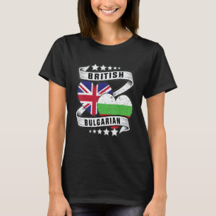 T-shirt Chemise bulgare britannique moitié britannique moi