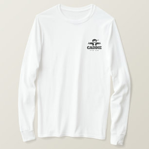 T-shirt Chemise caddie de golf personnalisée avec nom pers