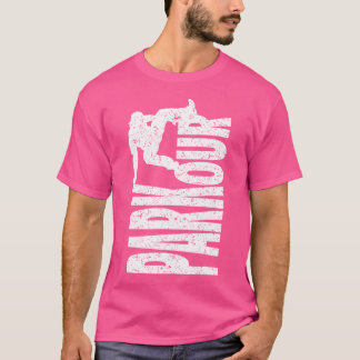 T-shirt Chemise Cadeau de Parkour de Style Rétro