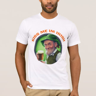 T-shirt Chemise cadeau Saint Patrick Day | Embrasse-moi im