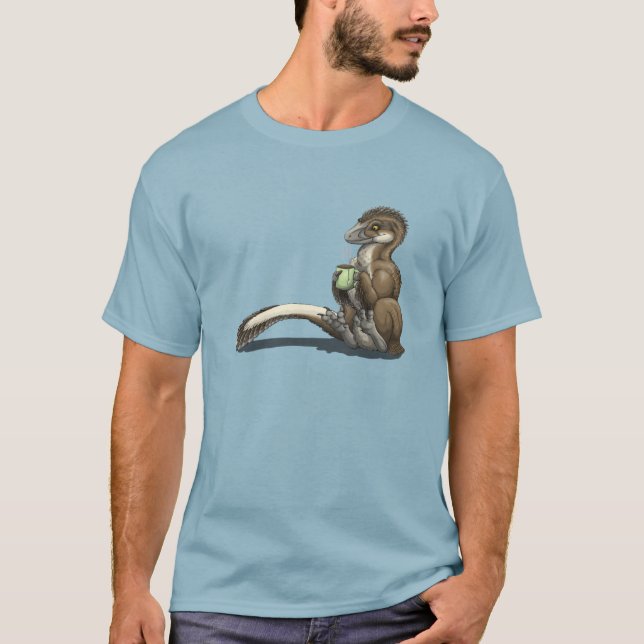T-shirt Chemise caféinée de Raptor (Devant)