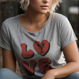 T-shirt Chemise Cajun LOVE Crawfish style rétro